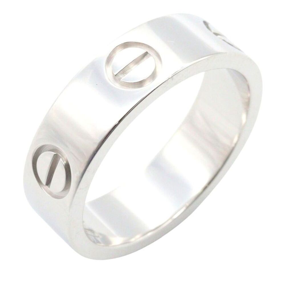 Cartier Love Ring K18WG White Gold